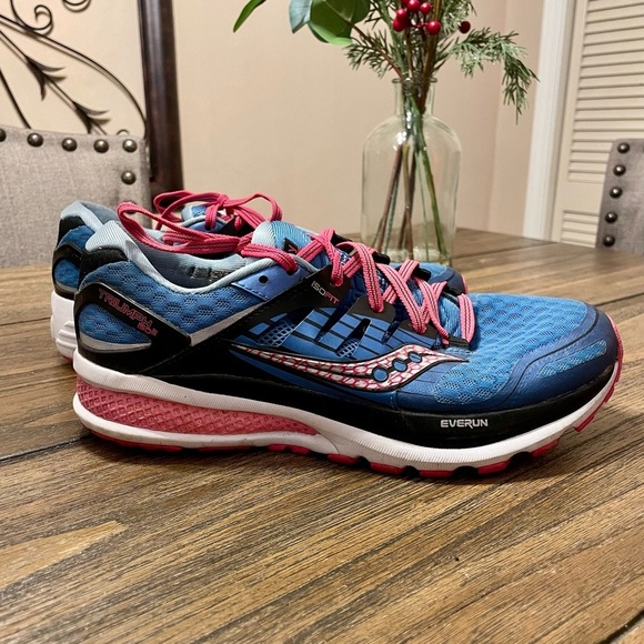 Saucony Triumph ISO 2 S10290-2 Blue Running Shoes Sneakers Women's Size 9 Active - Picture 4 of 9
